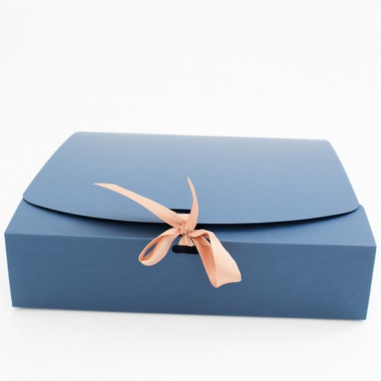 Складные подарочные коробки “Navy Blue”, 6× 24 × 24 см, 12 шт.
