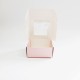 Kaste ar lodziņu 25*25*9cm, 10 gab. "light pink"
