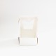 Kaste ar lodziņu 25*25*9cm, 10 gab. "white"