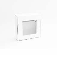 Kaste ar lodziņu 20*20*8cm, 10 gab. "white"