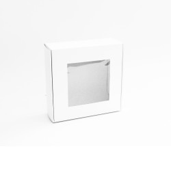 Kaste ar lodziņu 20*20*8cm, 10 gab. "white"