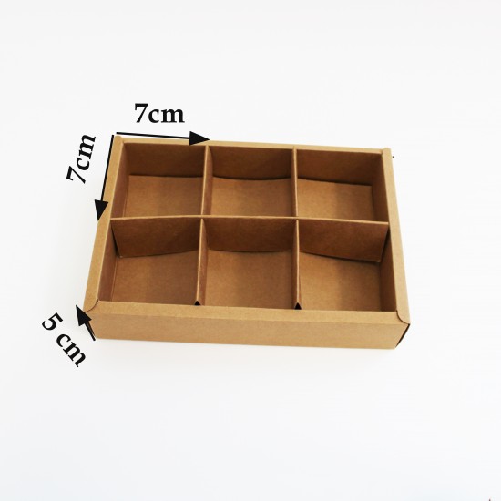 Kartona kaste ar caurspīdīgu vāku 24*17*10cm, brūna 12gab.
