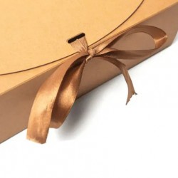 Складные подарочные коробки “Kraft”, 5 × 16 × 16 см, 12 шт.