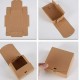 Подарочная складная  коробка, 5*11*11см, 12шт., ''kraft''
