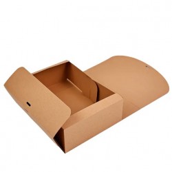 Складные подарочные коробки “Kraft”, 6× 24 × 24 см, 12 шт.