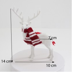 Dekors Ziemassvētku briedis, 1gab.,10cm.