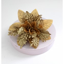 Dekors Ziemassvētku zieds 1gab.,14cm.