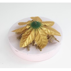 Dekors Ziemassvētku zieds 1gab.,14cm.