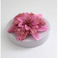Dekors Ziemassvētku zieds 1gab.,14cm.