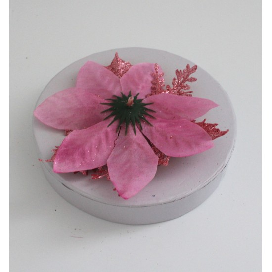 Dekors Ziemassvētku zieds 1gab.,14cm.