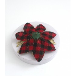 Dekors Ziemassvētku zieds 1gab.,14cm.