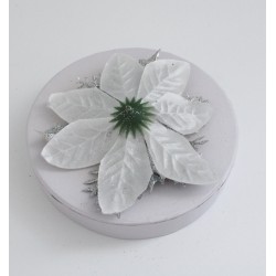 Dekors Ziemassvētku zieds 1gab.,14cm.