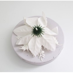 Dekors Ziemassvētku zieds 1gab.,14cm.