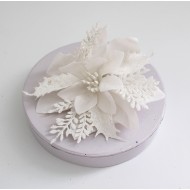 Dekors Ziemassvētku zieds 1gab.,14cm.
