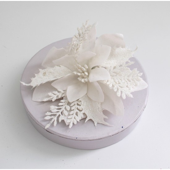 Dekors Ziemassvētku zieds 1gab.,14cm.