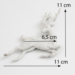 Dekors Ziemassvētku briedis, 1gab.,11cm.