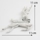 Decors Christmas reindeer, 1pcs., 11cm.
