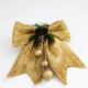 Декор Рождетсвенский бант, 1 шт., 23 см.,"gold"