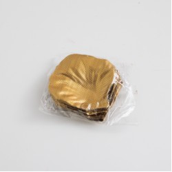 Dekoratīvas rožu ziedlapiņas gold, 100 gab.