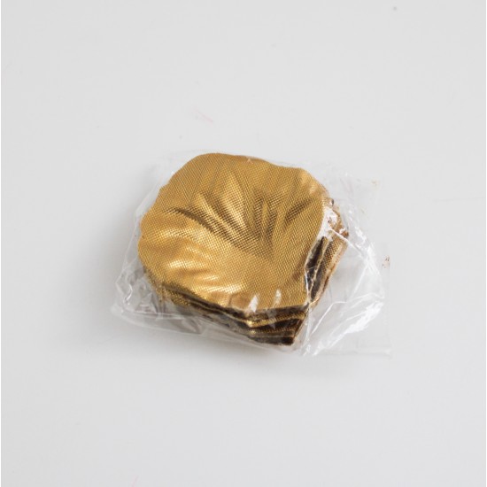 Dekoratīvas rožu ziedlapiņas gold, 100 gab.