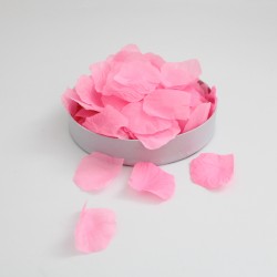 Dekoratīvas rožu ziedlapiņas hot pink, 100 gab.