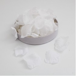 Dekoratīvas rožu ziedlapiņas white, 100 gab.