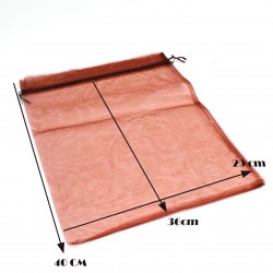Fabric organza gift bag 1pcs