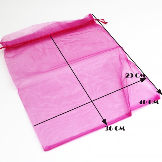 Fabric organza gift bag 1pcs