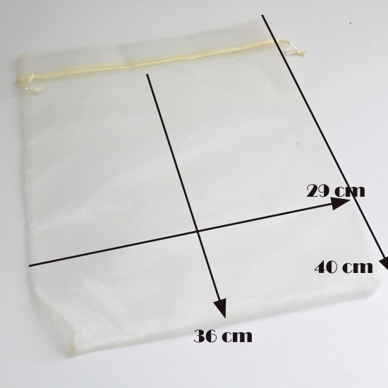 Fabric organza gift bag 1pcs