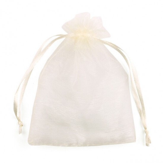 Fabric organza gift bag 19x25cm, 5pcs