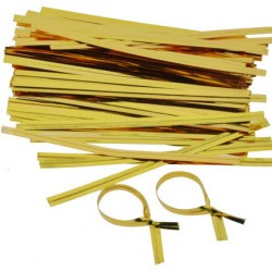 Fasteners for bags 10cm, 700pcs, gold
