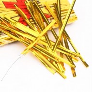 Maisiņu aizdares 8 cm, 700gab. "gold"