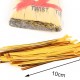 Twist tie for bags 10cm, 700 pcs, gold