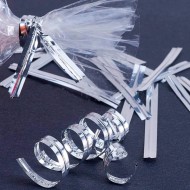 Завязка/скрутка для пакетов 10см, 700шт. , "silver"