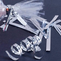 Maisiņu aizdares 10cm, 700gab. "silver"