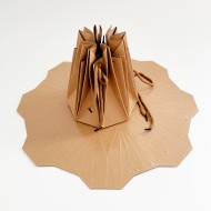 AQUA BOX одноразовая ваза для цветов 12*14см, kraft, 10шт.