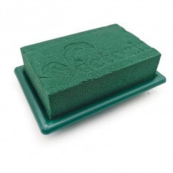 Флористическая пена пластмассовым основанием TABLE DECO MINI GREEN 11cm