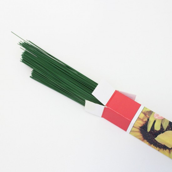 Floristikas stieple, griezta 40cm, 1.2mm, 1kg, "green"