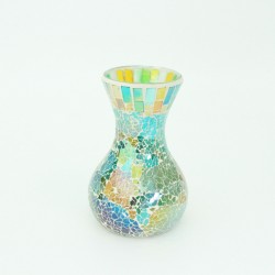 Vase  h-18,5cm, shine yellow-green