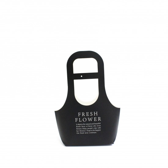 Flowers bag FRESH FLOWERS, black10pcs