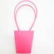 Waterproof Flower Gift Bag with Handles, Pink, 12×8×12.5 cm, 10 pcs.