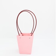 Flower Bag with Handles, pink, 9.5×13×15.5 cm, 10 pcs