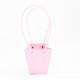 Waterproof Flower Bag with Handles, Pink, 12×8×12.5 cm, 10 pcs