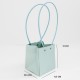Waterproof Flower Bag with Handles, Blue, 13×11,5×10,5 cm, 10 pcs