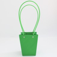 Waterproof Flower  Bag with Handles, Green, 15.5×9,5×13 cm, 10 pcs
