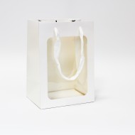 Papīra maiss ar logu 13*18*25cm 1gab., "white"