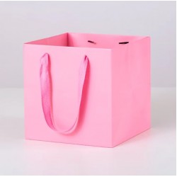 Papīra dāvanu maiss 20*20*20cm 1gab., "pink"