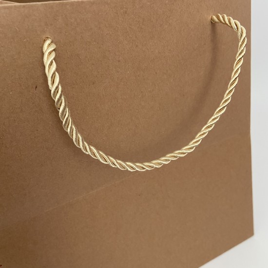 Paper gift bag 25*25*25cm 1pcs, kraft