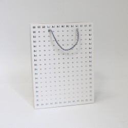 Бумажный подарочный пакет 8,5*17,5*24cm, 1шт.