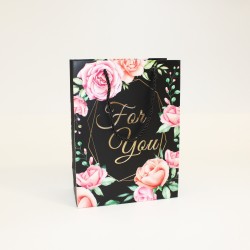 Papīra dāvanu maiss ar virves rokturiem Jut For You 8,5*17,5*24cm, 1 gab